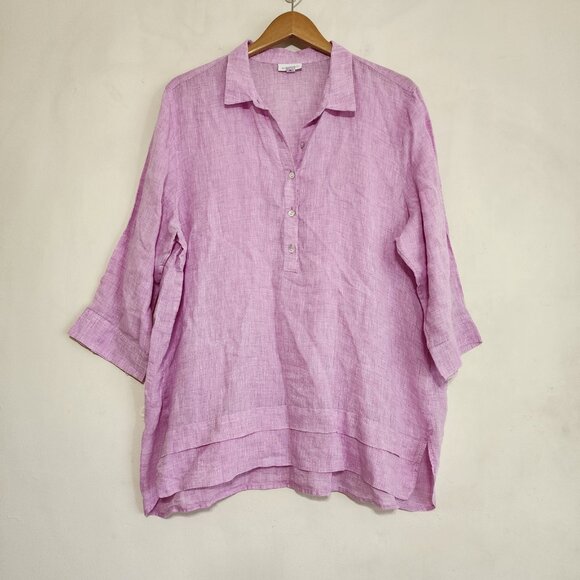 J Jill Love Linen Tunic Top - Picture 2 of 13